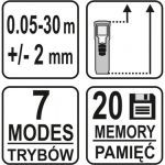 DALMIERZ LASEROWY 0.05-30M