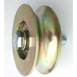 ROLKA METALOWA 89MM ŁOŻYSKOWANA, NA RURĘ 1'' RJR-89-38