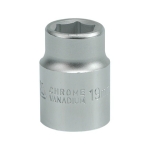 NASADKA KRÓTKA CHROMOWANA 6-KĄTNA 3/4'' 19MM
