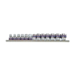 KOMPLET NASADEK 3/8 12-KĄTNE 13 SZTUK 7-19MM BLISTER
