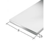 PŁASKOWNIK ALUMINIOWY ANODOWY 1000X15X2,0