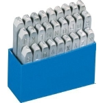 KOMPLET ZNACZNIKÓW LITERY 4MM