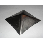 DASZEK METALOWY NA SŁUPEK OGRODZENIOWY 120*120MM