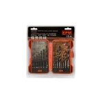 ZESTAW WIERTEŁ METAL BETON DREWNO 15 SZTUK MULTI PERFORMANCE