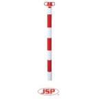 SŁUPEK OSTRZEGAWCZY ROAD-POST-WC BIAŁO-CZERWONY