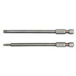 BIT, GROT DŁUGI TORX SECUR 2 SZT.T10*100 T25*100