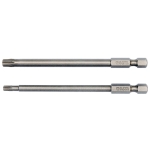 BIT, GROT DŁUGI TORX SECUR 2 SZT.T20*100MM T30*100MM