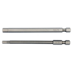 KOŃCÓWKI WKRĘTAKOWE 1/4'' 2SZT HEX TAMPERPROOF 4*100, 6*100