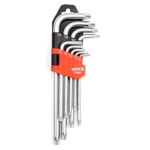 KLUCZE TORX T10-T50 ZESTAW 9-CZĘŚCIOWY