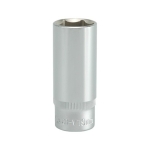 NASADKA DŁUGA 6-KĄTNA CHROMOWANA 3/8'' 19MM