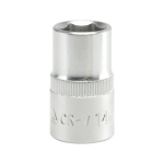 NASADKA KRÓTKA 6-KĄTNA CHROMOWANA 1/2'' 14MM