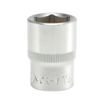 NASADKA KRÓTKA 6-KĄTNA CHROMOWANA 1/2'' 19MM