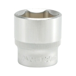 NASADKA KRÓTKA 6-KĄTNA CHROMOWANA 1/2'' 30MM