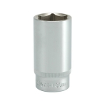 NASADKA DŁUGA 6-KĄTNA CHROMOWANA 1/2'' 30MM