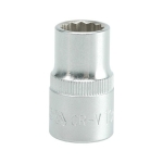 NASADKA KRÓTKA 12-KĄTNA CHROMOWANA 1/2'' 16MM