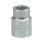 NASADKA KRÓTKA CHROMOWANA 6-KĄTNA 3/4'' 19MM