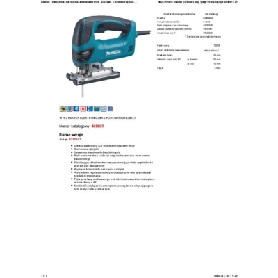 WYRZYNARKA Z UKŁADEM ELEKTRONICZNYM 720W