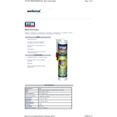 AKRYL TYTAN 280ML SZARY