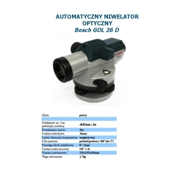 NIWELATOR GOL26D+GR500+BT160