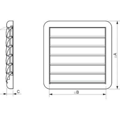 ŻALUZJA ALUMINIOWA 250MM