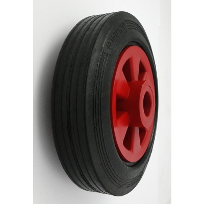 KOŁO TWORZYWO+GUMA 160MM BEZ OBUDOWY 41T+OŚKA