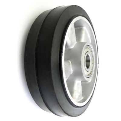 KOŁO ALUMINIUM-GUMA 160MM BEZ OBUDOWY A40G
