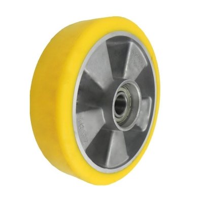 KOŁO ALUMINIUM-POLIURETAN 180MM BEZ OBUDOWY PALECIAK A50PP