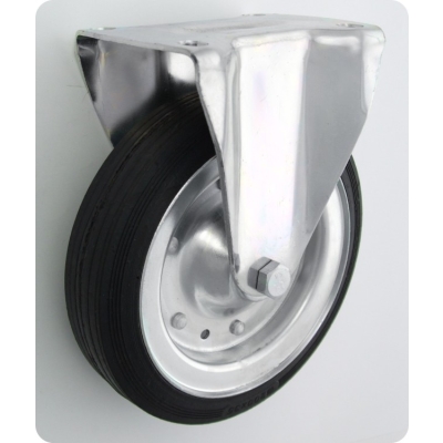 KOŁO METAL-GUMA 200MM OBUDOWA STAŁA 63