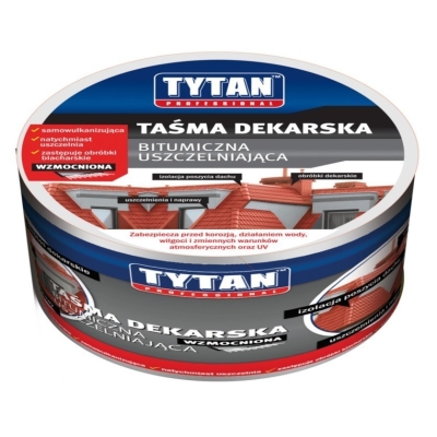 TAŚMA USZCZELNIAJĄCA DEKARSKA 10CM*10MB SREBRNA/ALUMINIOWA