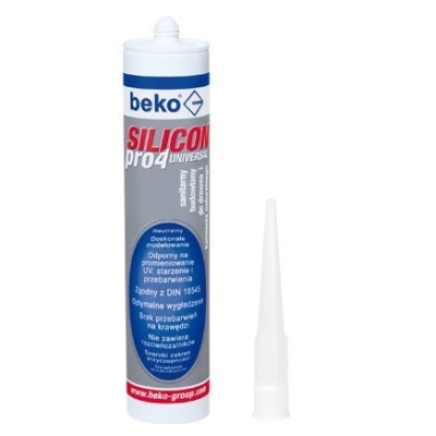 SILICON UNIVERSALNY 310ML BRĄZOWY JASNY/BUK JASNY PRO4
