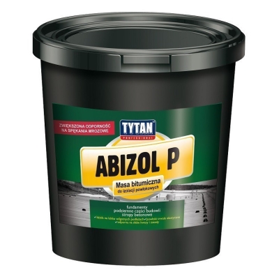 ABIZOL P TYTAN MASA BITUMICZNA DO IZOLACJI POWŁOKOWYCH 9KG