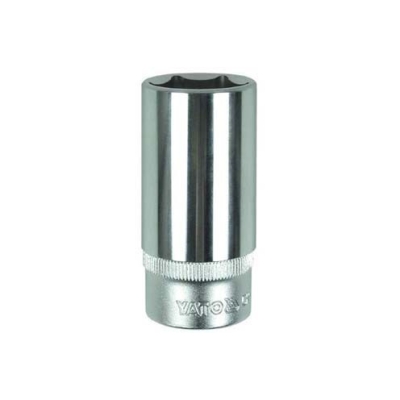 NASADKA DŁUGA 6-KĄTNA CHROMOWANA 1/2'' 23MM