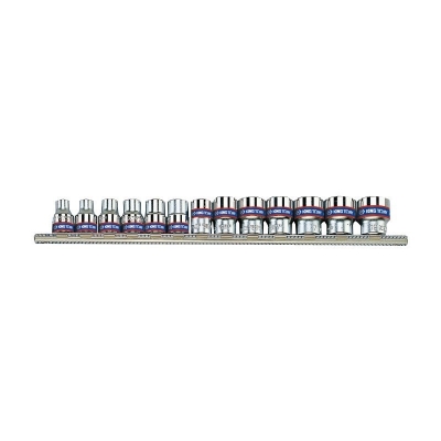 KOMPLET NASADEK 3/8 12-KĄTNE 13 SZTUK 7-19MM BLISTER