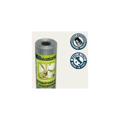 SIATKA HEKSAGONALNA W PCV DRUT 0.9MM 50CM*25MB OCZKO 25MM