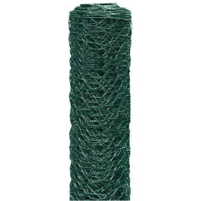 SIATKA HEKSAGONALNA W PCV DRUT 0.9MM 50CM*25MB OCZKO 25MM