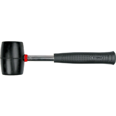 MŁOTEK GUMOWY 0.45KG ŚREDNICA 65MM TRZONEK METALOWY
