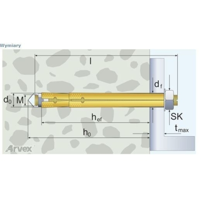KOŁEK STALOWY 18*160/M12 2075.2024