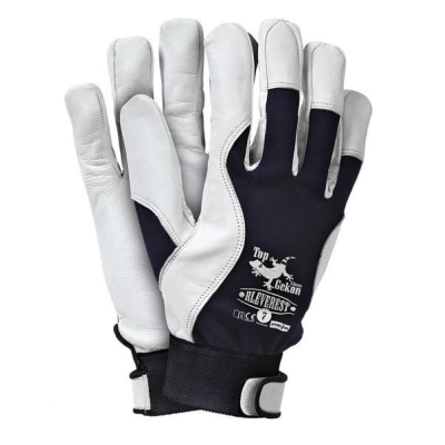 RĘKAWICE SKÓRA KOZIA, RZEP, SAFETICULT PRO, TECHNIK R.9