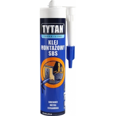 KLEJ MONTAŻOWY 280ML TYTAN EURO-LINE SBS