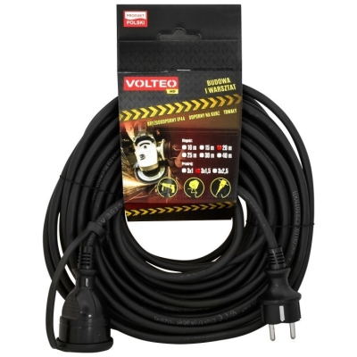 PRZEDŁUŻACZ HEAVY DUTY 20M PRZEWÓD H05RR-F 3*1,5MM