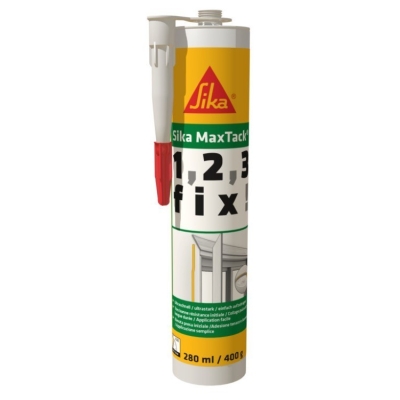 KLEJ MONTAŻOWY O WYSOKIEJ SILE KLEJENIA SIKA MAXTACK 400GR