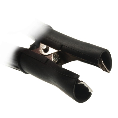 ZŁĄCZE KROKODYL 30A IZOLOWANE CZERWONE DŁ. 74MM