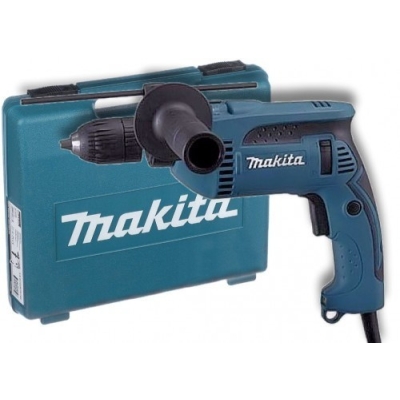 WIERTARKA UDAROWA 680W UCHWYT SZYBKOMOCUJĄCY+WALIZ LED