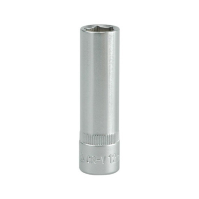 NASADKA DŁUGA 6-KĄTNA CHROMOWANA 3/8'' 12MM