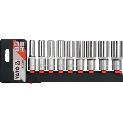 ZESTAW NASADEK DŁUGICH 3/8''9CZ
