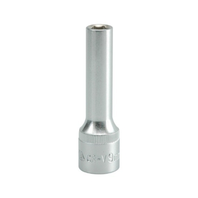 NASADKA DŁUGA 6-KĄTNA CHROMOWANA 1/2'' 9MM
