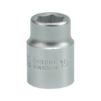 NASADKA KRÓTKA CHROMOWANA 6-KĄTNA 3/4'' 19MM