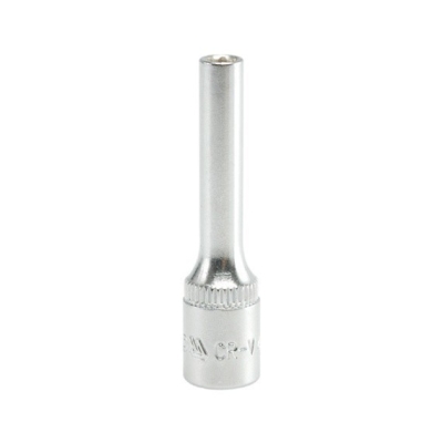 NASADKA DŁUGA 6-KĄTNA CHROMOWANA 1/4'' 5MM
