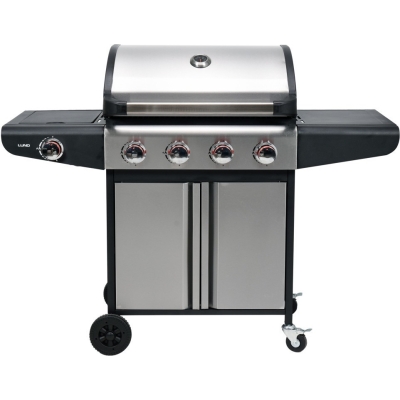 GRILL GAZOWY 4+1 STAL NIERDZEWNA 16KW