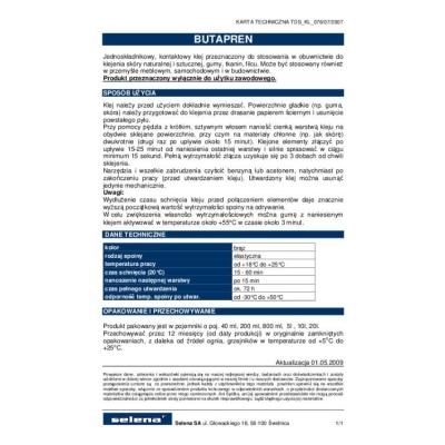 KLEJ BUTAPREN A 0.8L